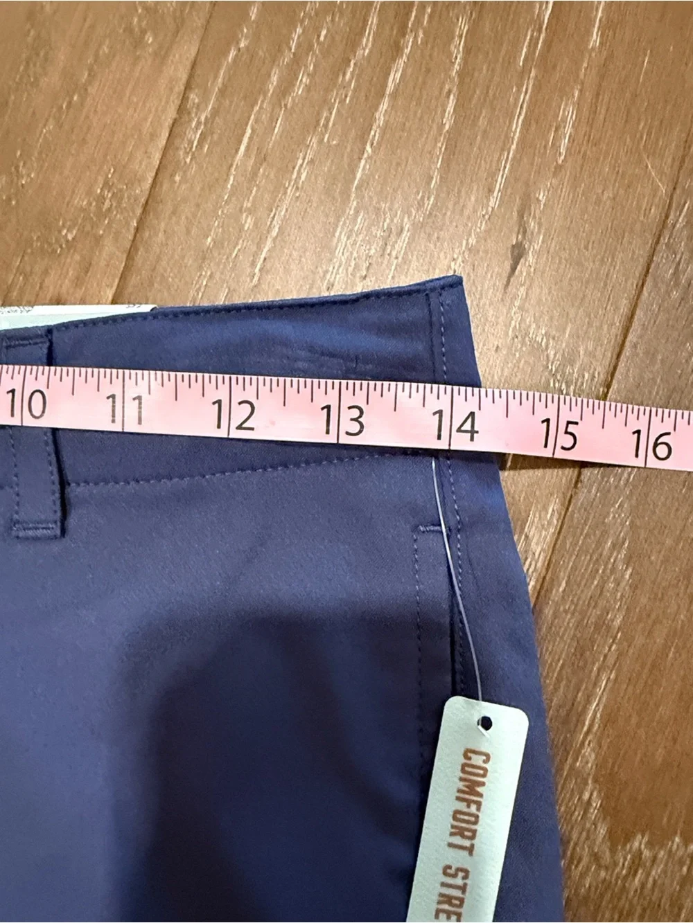 Class Club Navy Blue Kids' Shorts Adjustable Waistband Zip up